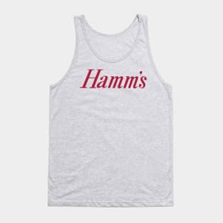 Hamm's Beer Logo - slanted serif in red Tank Top